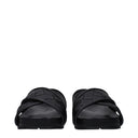 Bottega Veneta Tarik Men's Leather Black Clogs And Mules