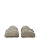 Loewe Ease Clogs And Slide Sandals Men Suede Green/Khaki