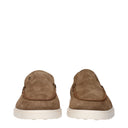Tod's Men's Moccasins Suede Brown