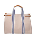Valentino Garavani Antibes Men's Handbags Beige/Blue Fabric