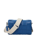Bottega Veneta Men's Cassette Crossbody Bags Blue/Deep Pacific Leather