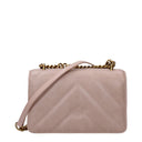 Pinko Crossbody Love Bag For Women Pink/Powder Pink Leather