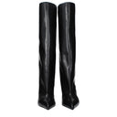 Die Attico-Frauens Schwarze Lederstiefel
