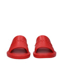 Salvatore Ferragamo Geneva Men's Slides And Clogs Rubber Red/Flame