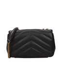 Saint Laurent Loulou Women's Shoulder Bag Grey/Urban Grey Leather