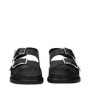 Alexander Mc Queen Alabama Men's Leather Black Loafers And Clogs