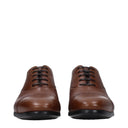 Salvatore Ferragamo Derby Riley Men's Leather Brown/Root