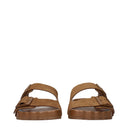 Balenciaga Sunday Slippers And Clogs Men's Brown Suede