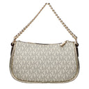 Michael Kors Carmela Women's Fabric Gold Handbag