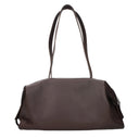 Minobossi Jane Women's Shoulder Bags Leather Grey/Dark Brown