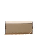 Tory Burch Emerson Pochette Women's Leather Beige/Almond