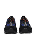 Versace Men's Sneakers Fabric Blue/Black