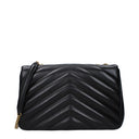 Saint Laurent Women's Loulou Shoulder Bag Black Leather