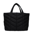 Saint Laurent Women's Puffer Shoulder Bag Nylon Black