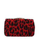 Versace Donnas Borse a spalla Lana Rosso/Nero