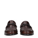 Salvatore Ferragamo Grandioso Men's Loafers Brown Leather
