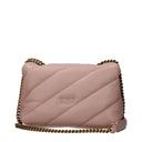 Pinko Women's Love Puff Shoulder Bag Pink/Powder Pink Leather