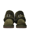 Burberry Herrens Stiefel Wildleder Grün/Lake