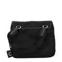 Prada Men's Black Fabric Shoulder Bags