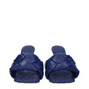 Bottega Veneta Women's Sandals Blue Leather/Cruise