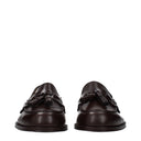 Prada Men's Brown/Burnt Leather Loafers
