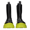 Bottega Veneta Women's Boots Black/Lime Leather