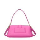 Jacquemus Le Bambimou Shoulder Bag Women Fuxia/Neon Pink Leather