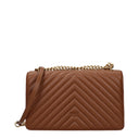 Pinko Love One Crossbody Bag Woman Brown Leather