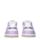 Versace Women's Sneakers White/Lilac Leather