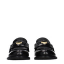 Miu Miu Women's Moccasins Black Leather