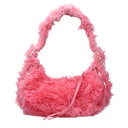 Balenciaga Sacs Bandoulière Le Cagole Femme Eco Fourrure Rose