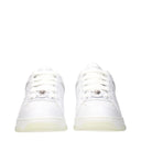 Versace Herrens Turnschuhe aus weißem Leder