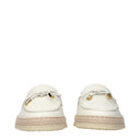 Tod's Women's Moccasins Beige Leather