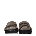 The Attico Slippers And Clogs Robin Women Suede Grey/Mole