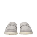 Tod's Women's Suede Moccasins Gray/Light Gray