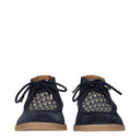 Christian Dior Derby Men's Suede Blue/Beige