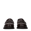 Brunello Cucinelli Women's Brown Leather Loafers