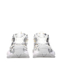 Versace Women's Sneakers White/Silver Fabric