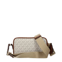 Michael Kors Bradshaw Women's Crossbody Bag Fabric Beige/Brown
