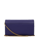 Pinko Women's Purple Leather Clutch