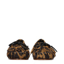 Paris Texas Indiana Moccasins Women Suede Brown/Leopard Print