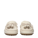 Tod's Women's Moccasins White/Chalk Leather