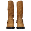 Chloé Women's Suede Brown/Gold Brown Boots
