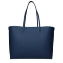 Fendi Damess Blauwe lederen schouderroltas