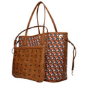 Mcm Women's Shoulder Bag Fabric Brown/Cognac
