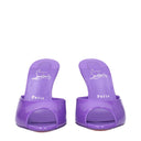 Louboutin Wedge Me Dolly Women's Violet Patent Leather