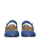 Jimmy Choo Cheri Ballerina Women's Fabric Blue/Denim