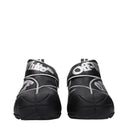 Off White Sneakers The Ball Men's Leather Black/Silver