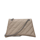 Balenciaga Women's Shoulder Bags Beige Leather