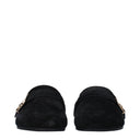 Tory Burch Mellow Mujers Zuecos y mules de ante negro